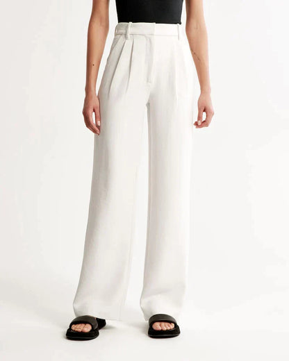 Damenschuhe passen nicht, es ist eine Hose: Damen Weite Bein Jeanshose