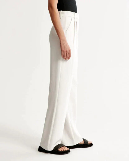 Damenschuhe passen nicht, es ist eine Hose: Damen Weite Bein Jeanshose