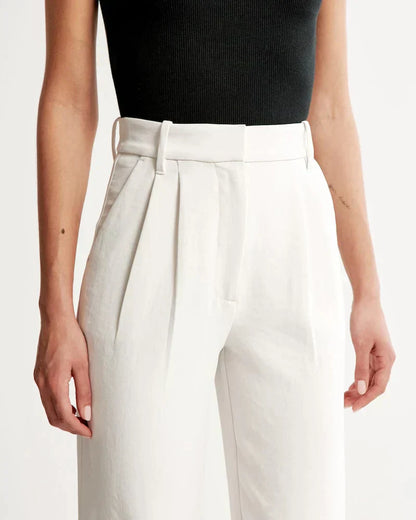 Damenschuhe passen nicht, es ist eine Hose: Damen Weite Bein Jeanshose