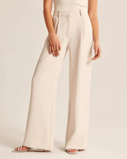 Damenschuhe passen nicht, es ist eine Hose: Damen Weite Bein Jeanshose