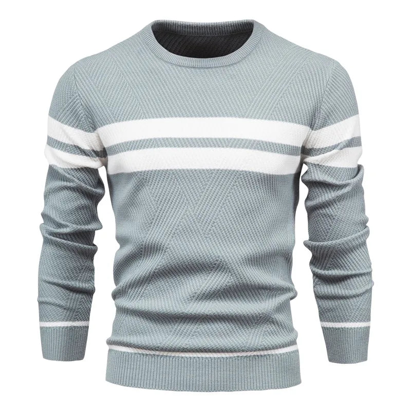 Herrenpullover gestrickt - Kiefernmuster