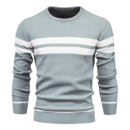 Herrenpullover gestrickt - Kiefernmuster
