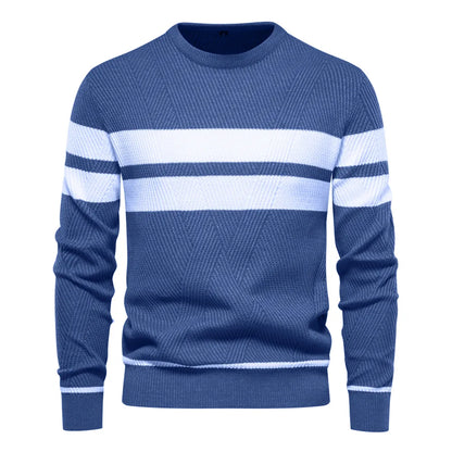 Herrenpullover gestrickt - Kiefernmuster