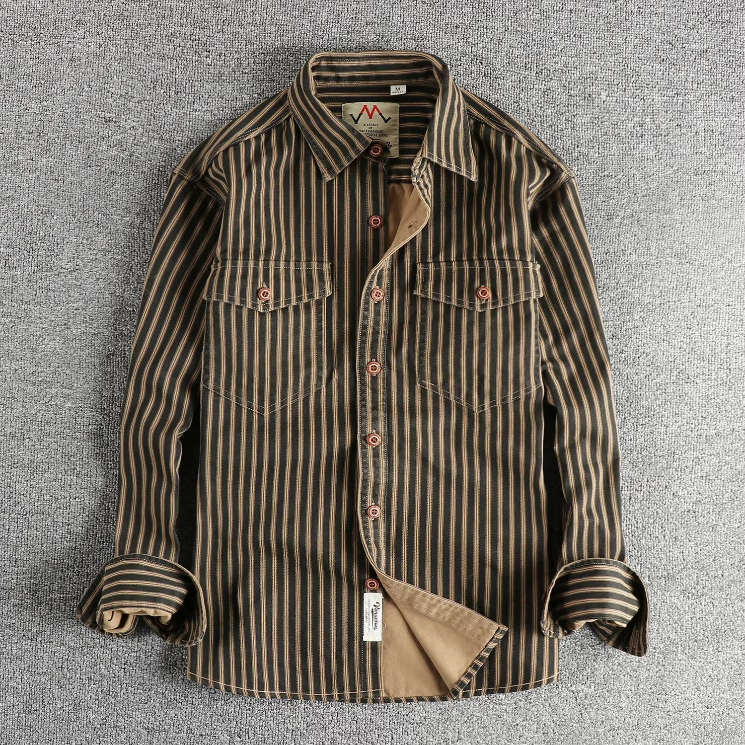 Herren Hemd Utility Style Baumwolle - BerlinGlamour