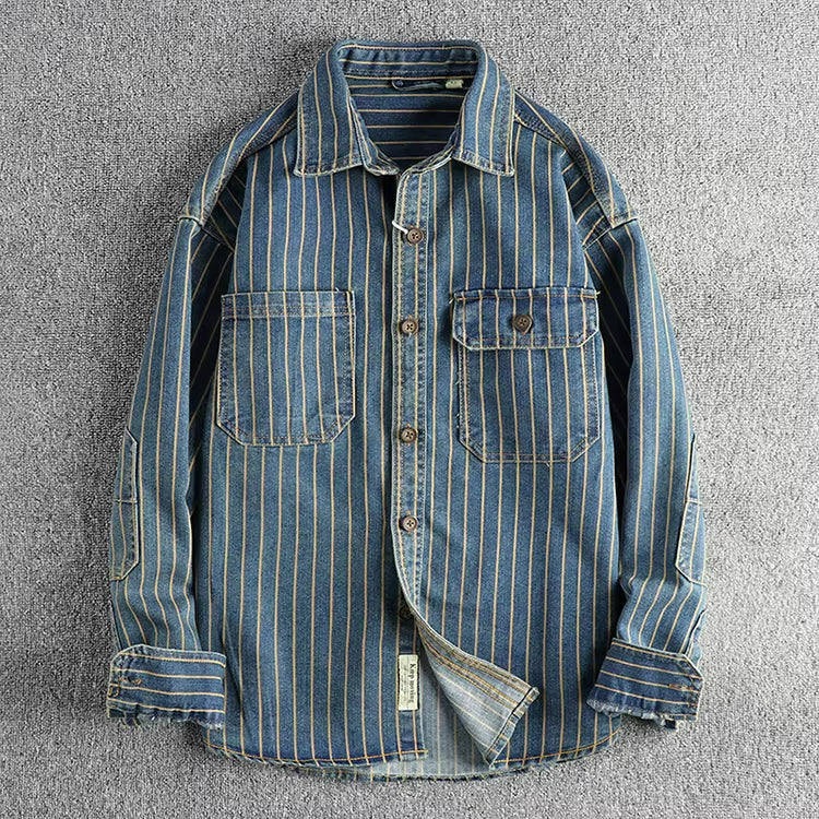 Herren Hemd Utility Style Funktionell Baumwolle - BerlinGlamour