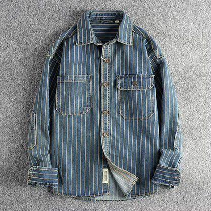 Herren Hemd Utility Style Funktionell Baumwolle - BerlinGlamour