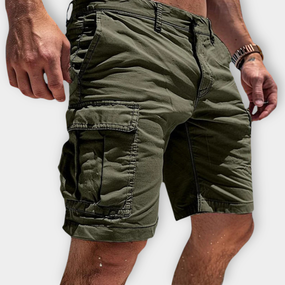 Herren Shorts Bequem Mit Seitentaschen Cargo - BerlinGlamour