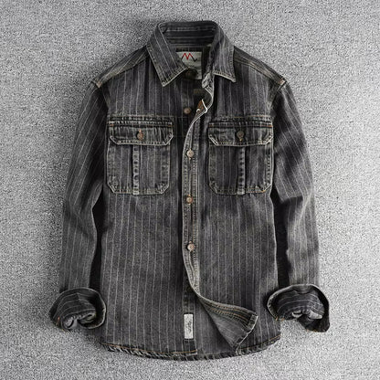 Herren Freizeithemd Anthrazit Modern Grau - BerlinGlamour