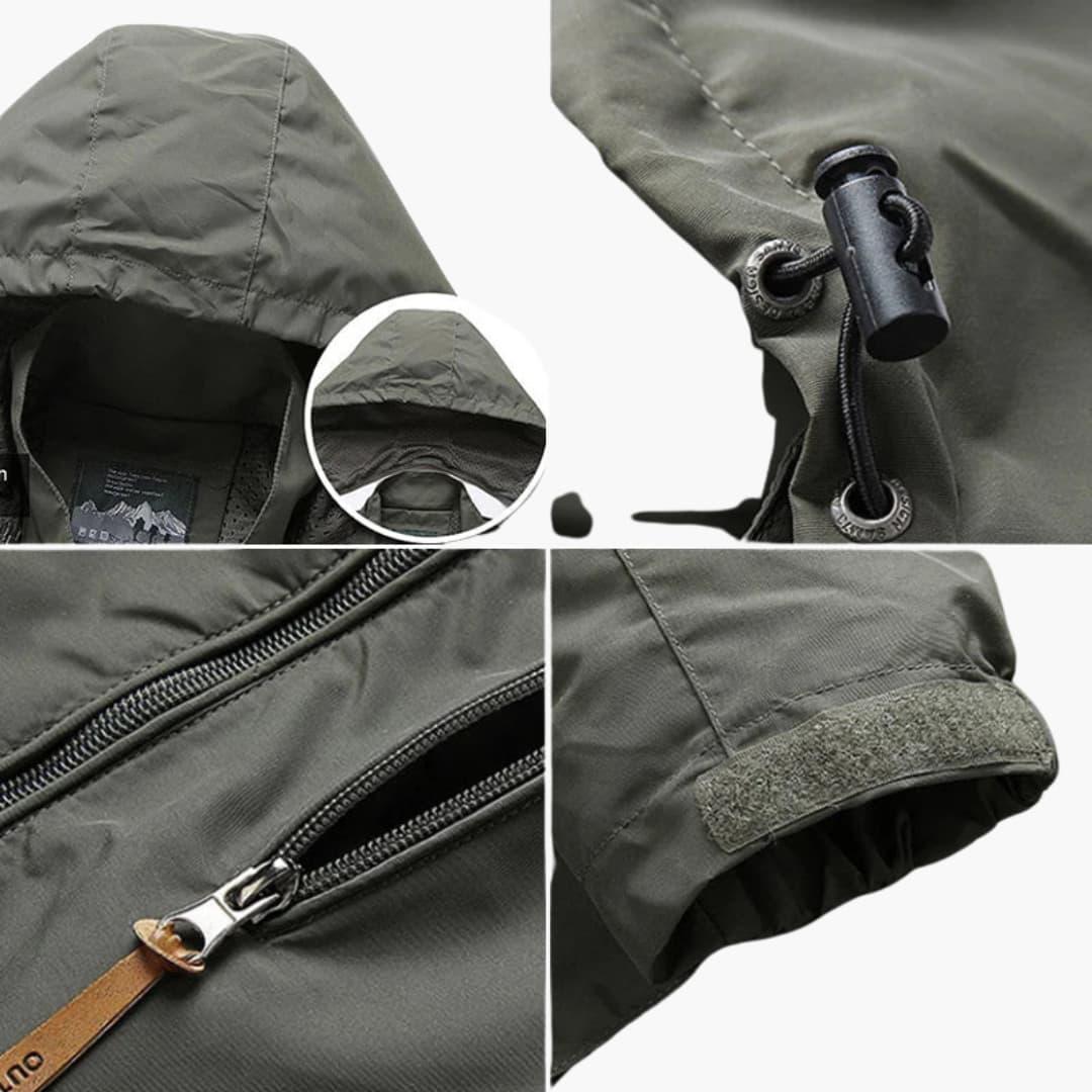 Kapuze Outdoorjacke für Herren 7