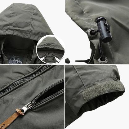 Kapuze Outdoorjacke für Herren 7