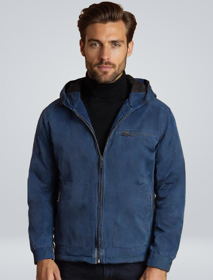 Herren Winterjacke Kapuzenjacke Fleece Warm Isoliert - BerlinGlamour