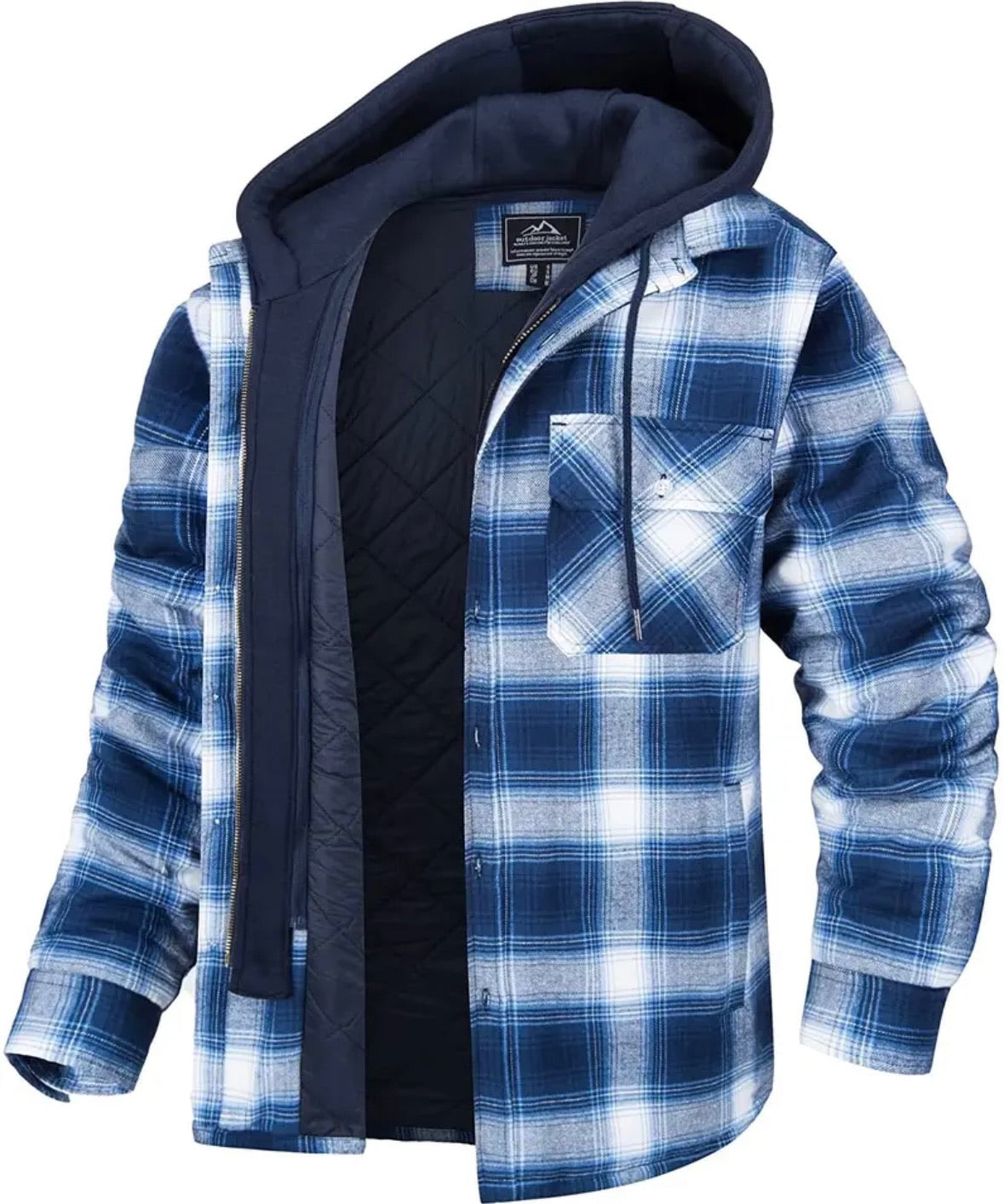 Karo Herrenjacke Steppjacke Warm für Herbst - BerlinGlamour