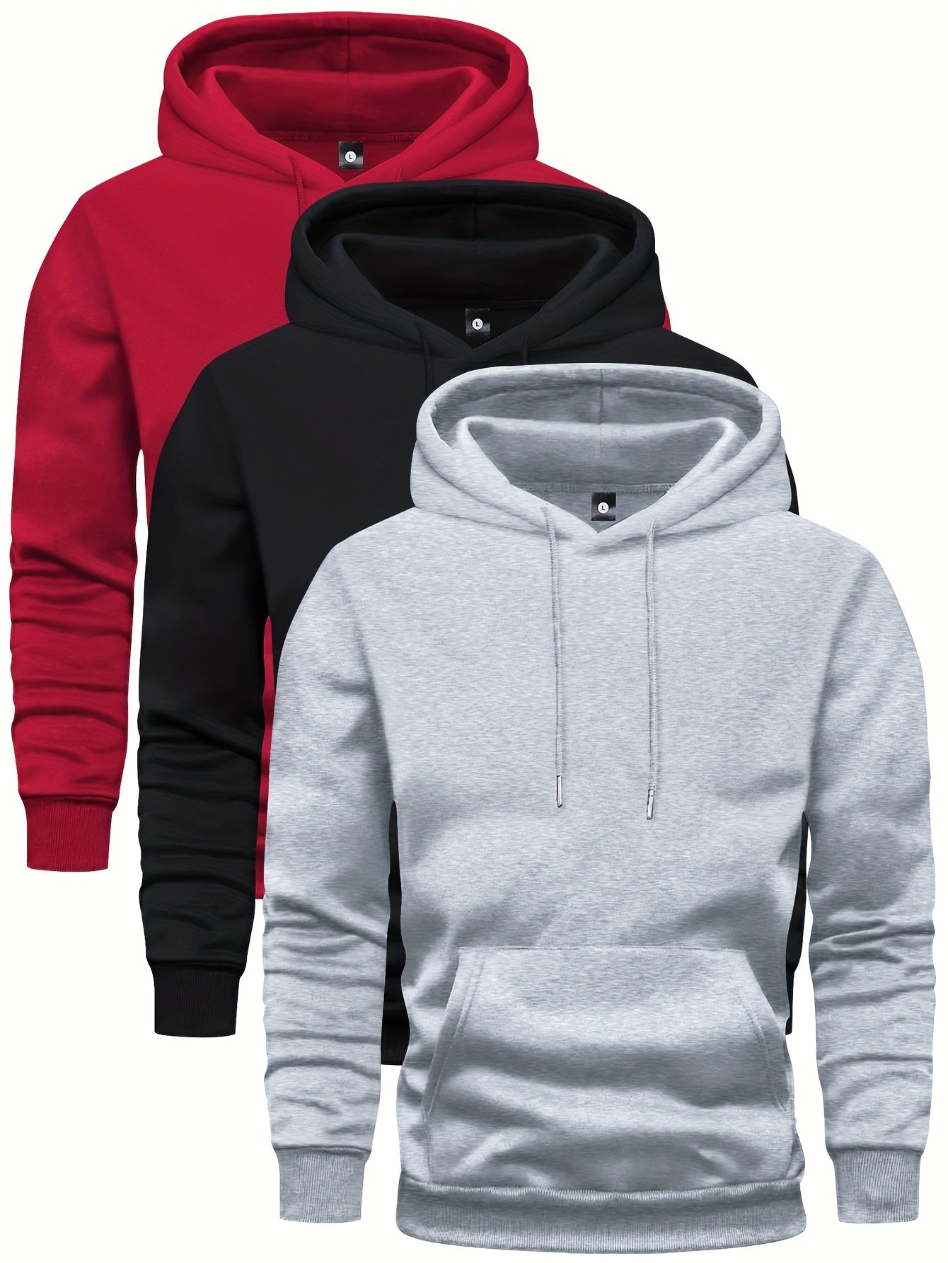 Herren Kapuzenpullover Warm mit Tasche Winter - BerlinGlamour