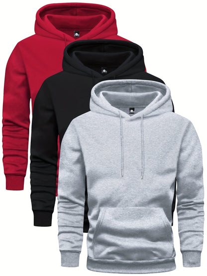 Herren Kapuzenpullover Warm mit Tasche Winter - BerlinGlamour