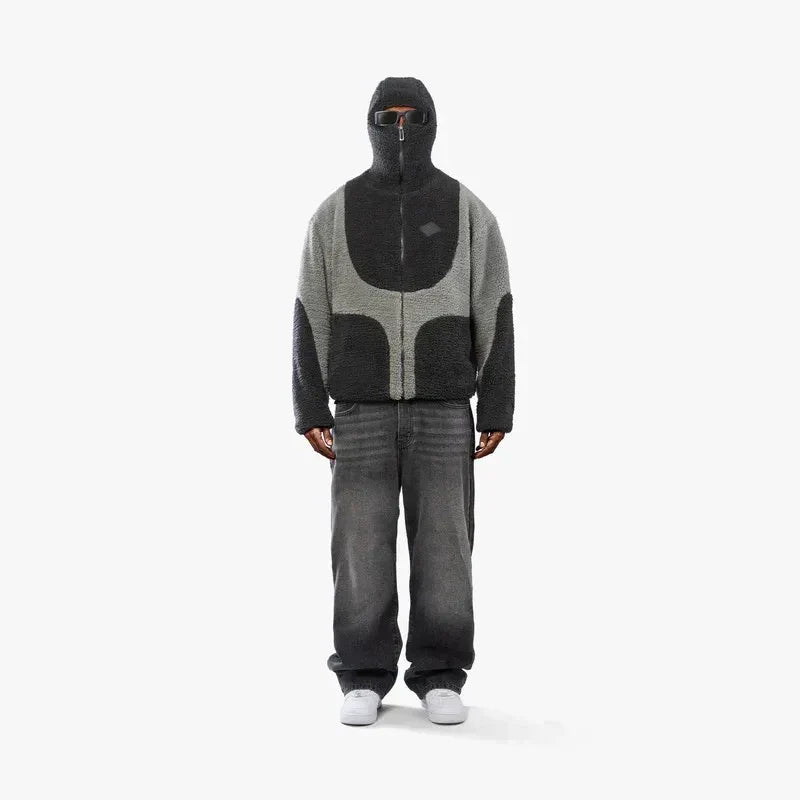 Kapuzenpullover mit Reißverschluss – Warm – Bequem – Fleece-Kapuzenpullover – Herren-Kapuzenpullover-Chaps Herrenmode