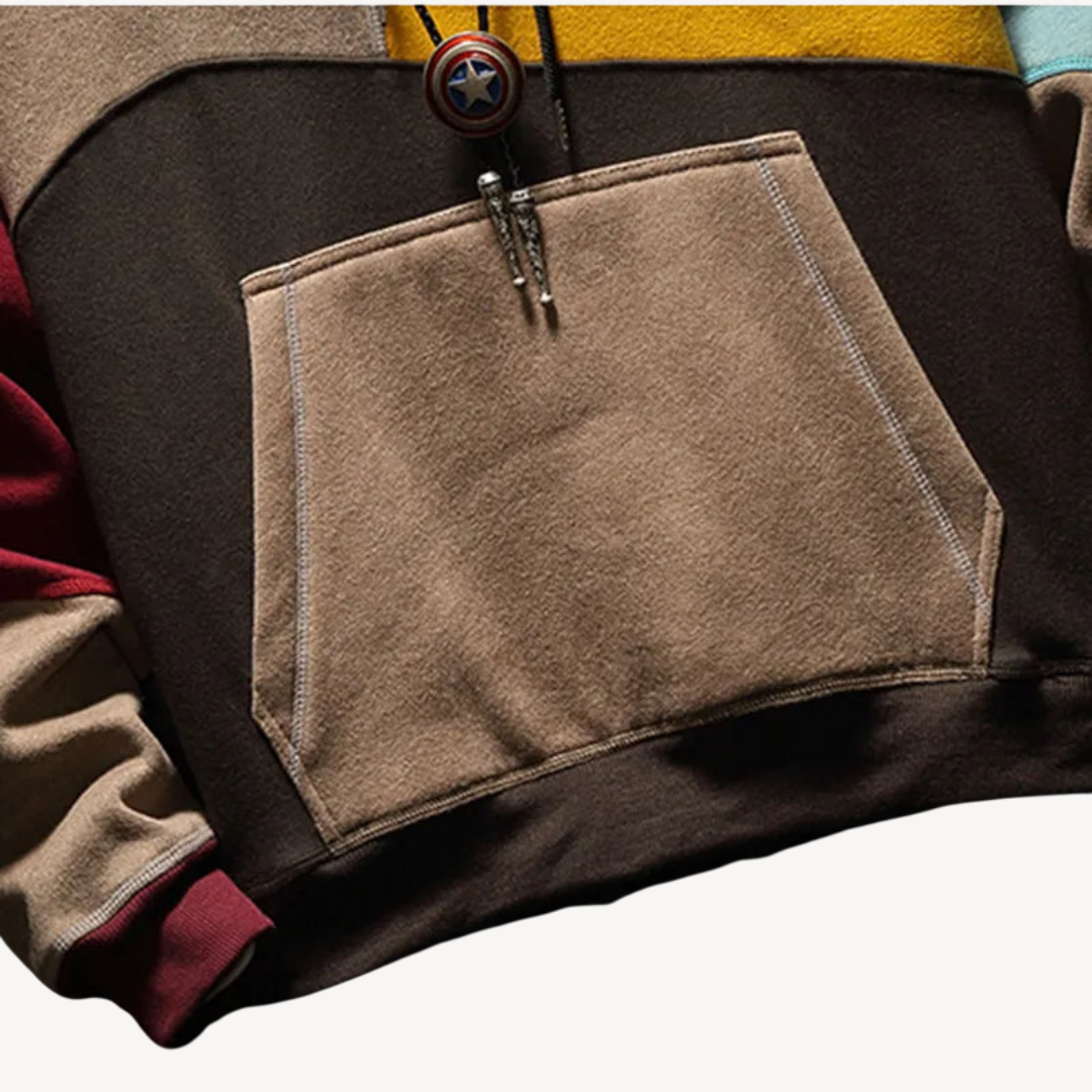 Kapuzenpullover mit Farbblockdesign | Loravelle 5