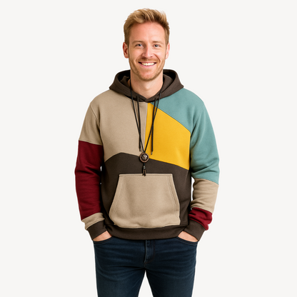 Kapuzenpullover mit Farbblockdesign | Loravelle 6