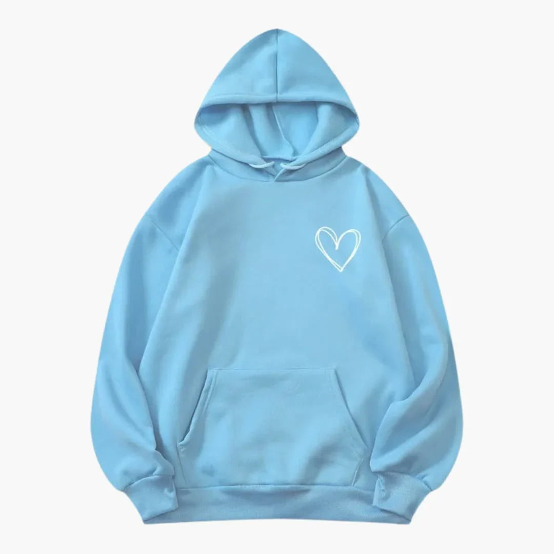 Kapuzensweatshirt mit Kängurutasche für Damen 10
