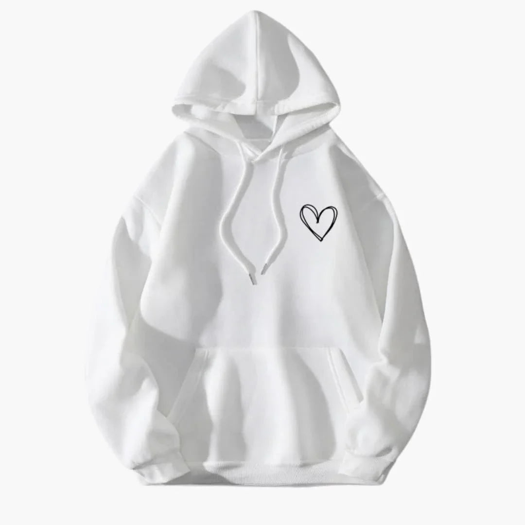 Kapuzensweatshirt mit Kängurutasche für Damen 9