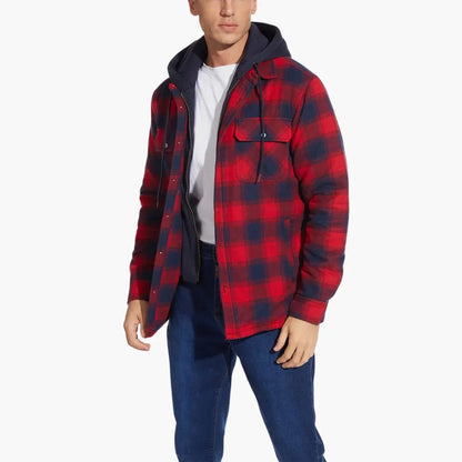 Kariertes Flanelljacke für Herren 1