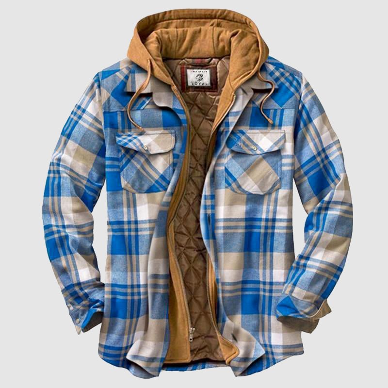 Herren-Winterjacke Steppjacke Mit Kapuze Warm - BerlinGlamour