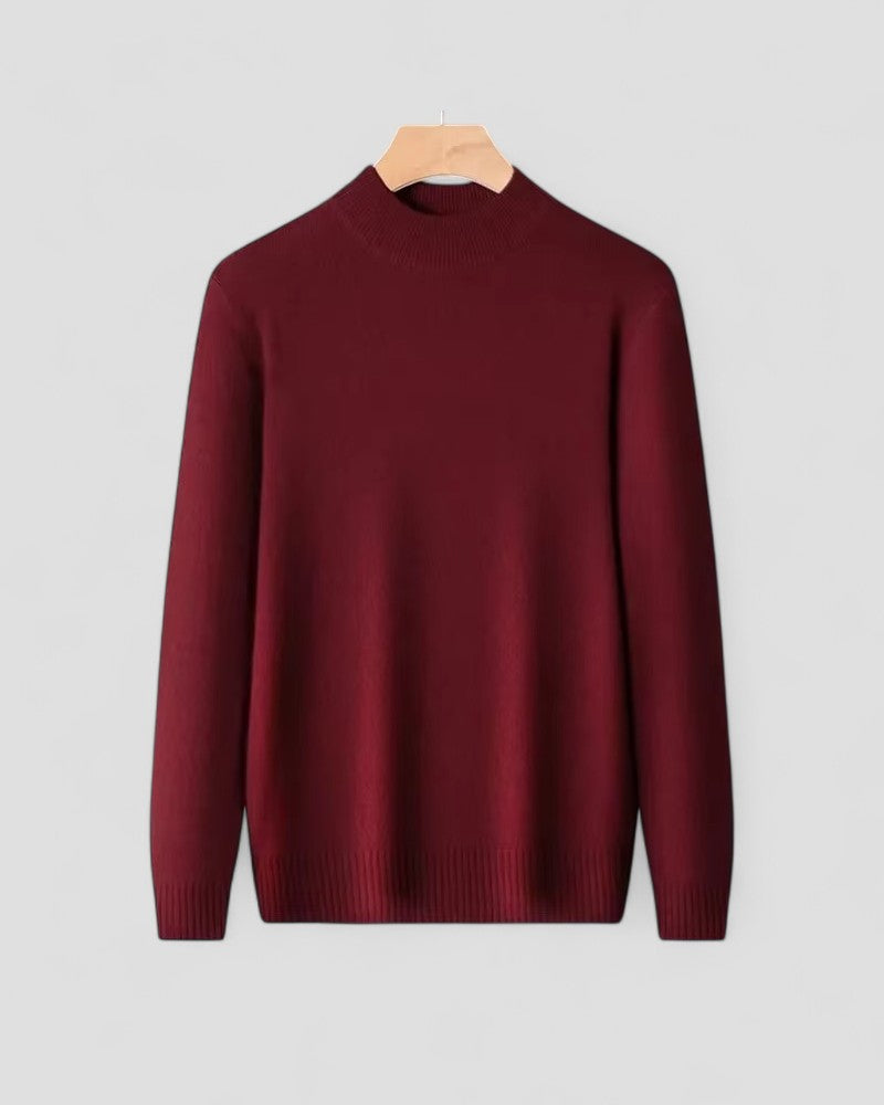 Kaschmir-Pullover mit Stehkragen für Herren 0
