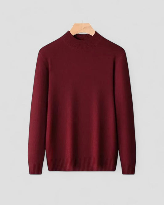 Kaschmir-Pullover mit Stehkragen für Herren 0
