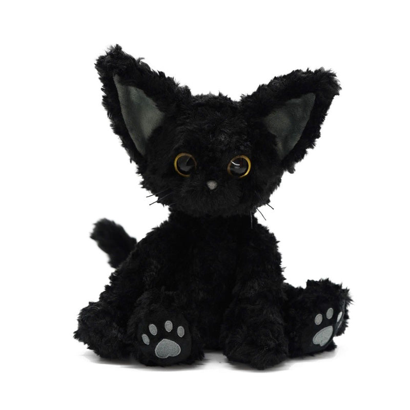 Süße Katze Plüsch Stofftier Kuscheltier Schwarz - BerlinGlamour