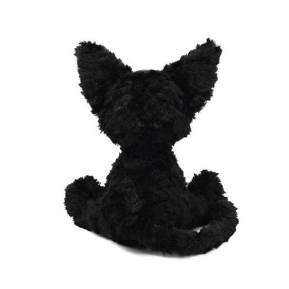 Süße Katze Plüsch Stofftier Kuscheltier Schwarz