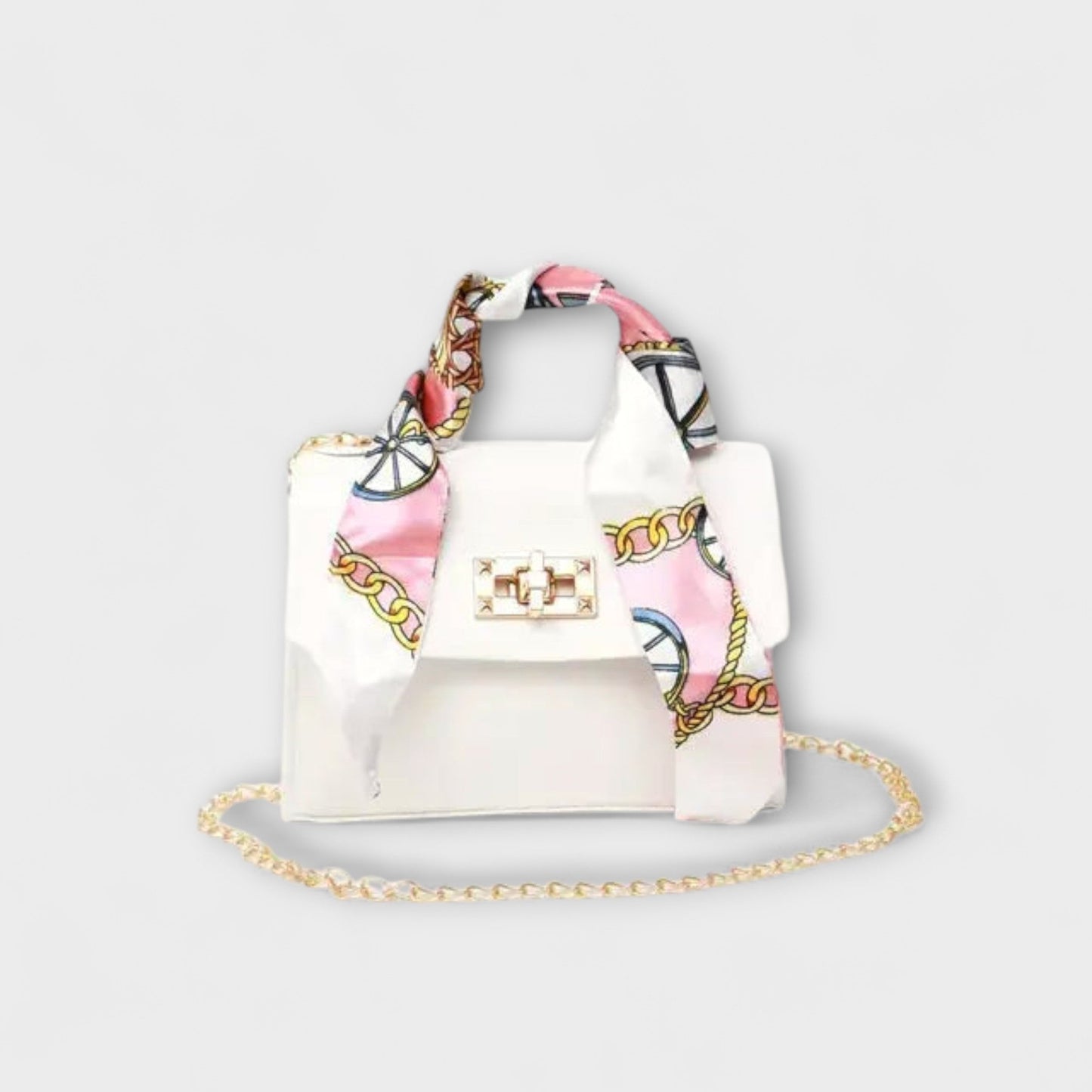 Elegante Damenhandtasche mit Ketten Schulterriemen