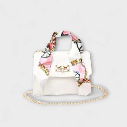 Elegante Damenhandtasche mit Ketten Schulterriemen