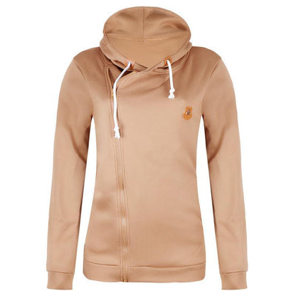 Kapuzen-Hoodie mit Reißverschluss und Kordelzug Große Taschen