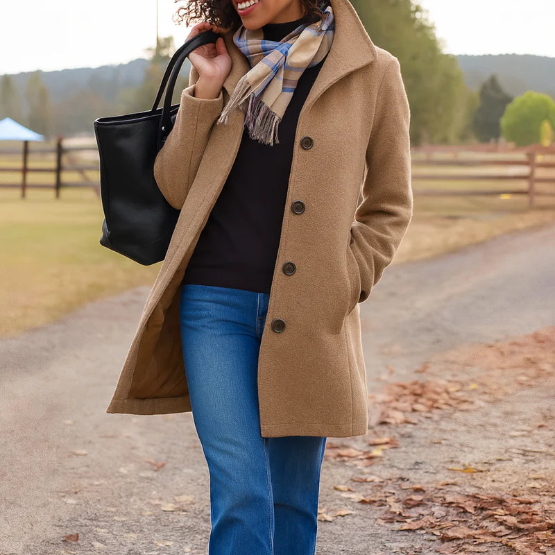 Klassische Herrenjacke mit Knöpfen Modern