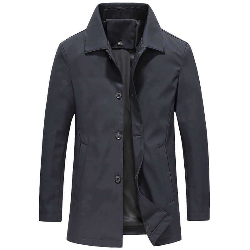Herren Blazer Jacke Modern Slim Fit Knopfdown Kragen