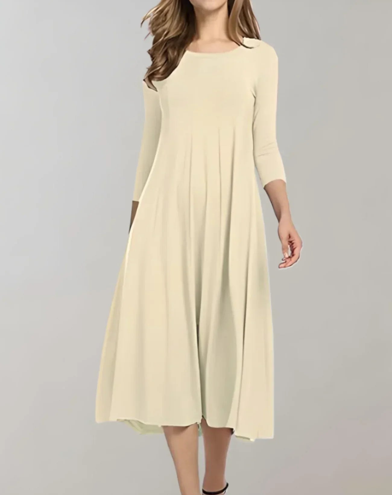 Elegantes Leichtes Midi Kleid Damen - BerlinGlamour