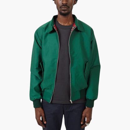 Klassische Herren Winterjacke mit geripptem Saum und Kragen 12