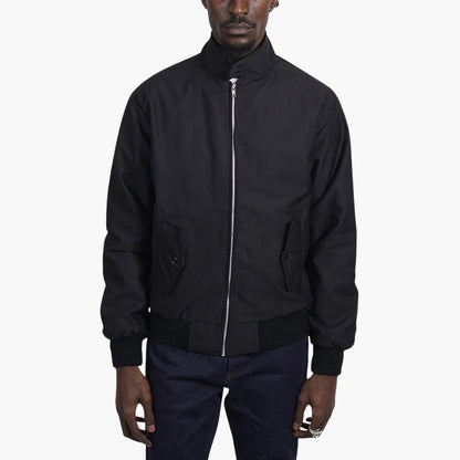 Klassische Herren Winterjacke mit geripptem Saum und Kragen 5