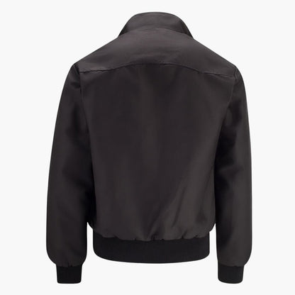 Klassische Herren Winterjacke mit geripptem Saum und Kragen 6
