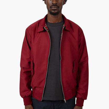 Klassische Herren Winterjacke mit geripptem Saum und Kragen 7
