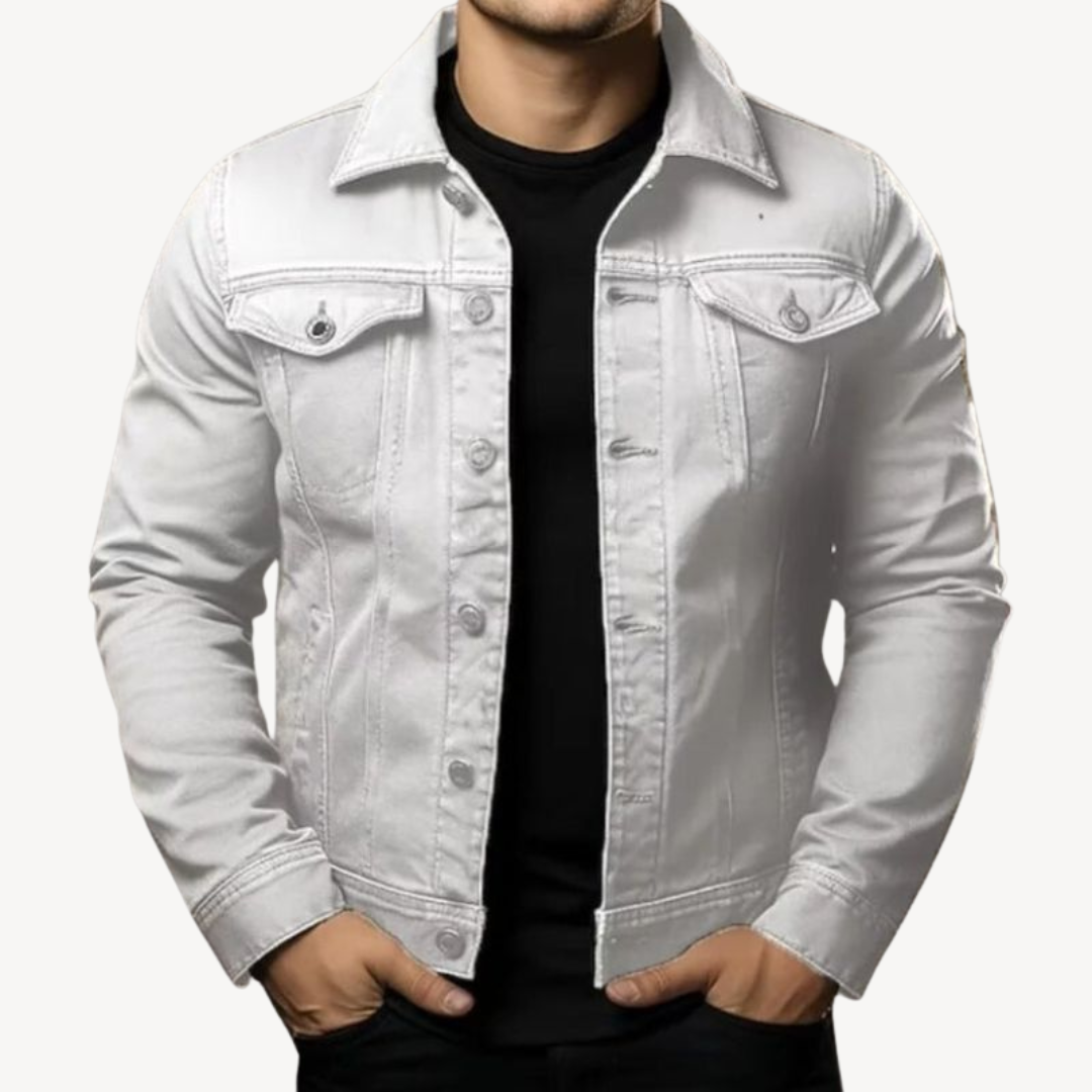 Klassische Jeansjacke für Herren | Loravelle 3