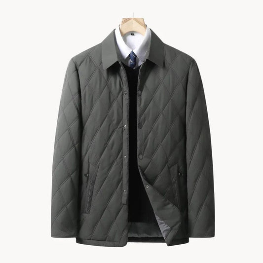 Klassische Winter-Steppjacke für Herren 0