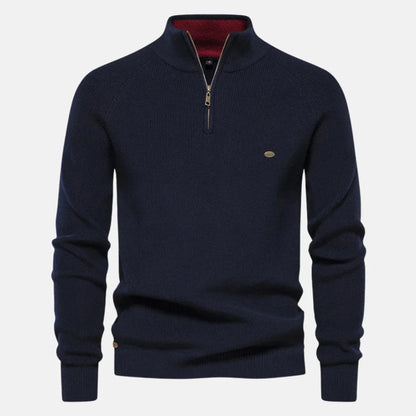 Klassischer Strickpullover für Herren 0