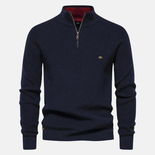 Klassischer Strickpullover für Herren 0