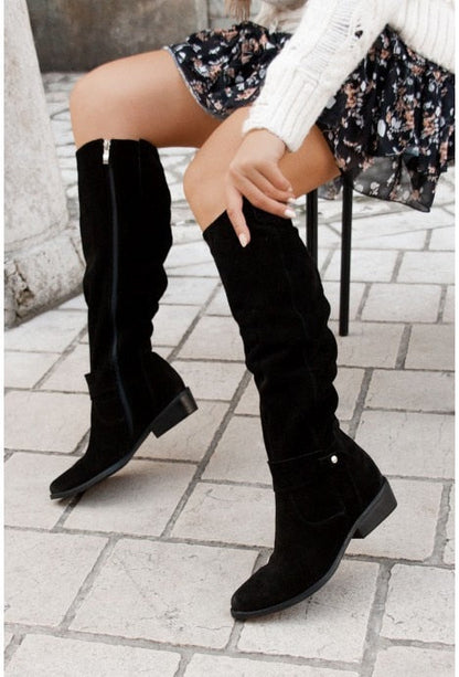 Damenstiefel Heidi Mode Knöchelhohe Stiefel Flach