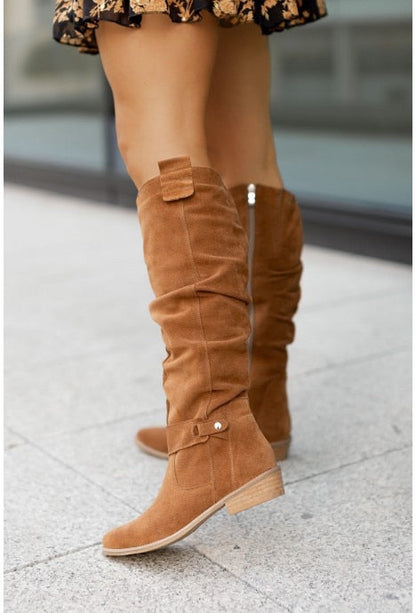Damenstiefel Heidi Mode Knöchelhohe Stiefel Flach