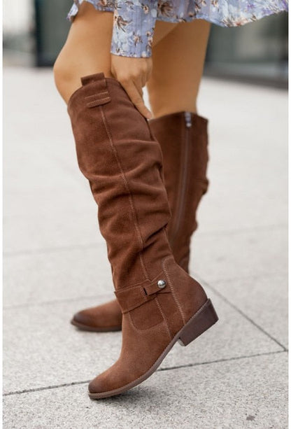 Damenstiefel Heidi Mode Knöchelhohe Stiefel Flach