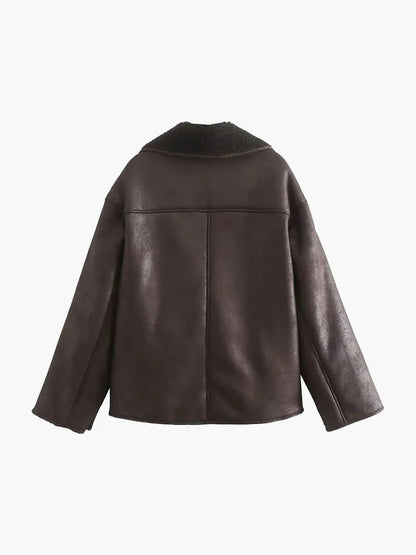 Knopfdetails Langarmjacke für Damen 1