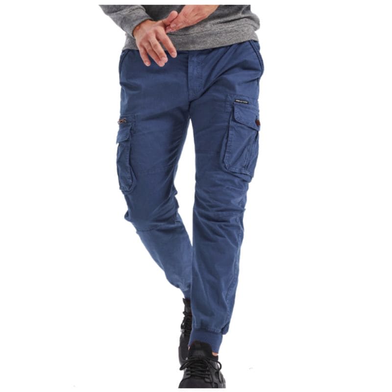 Herren Cargo-Hose Bequem Modern Grün