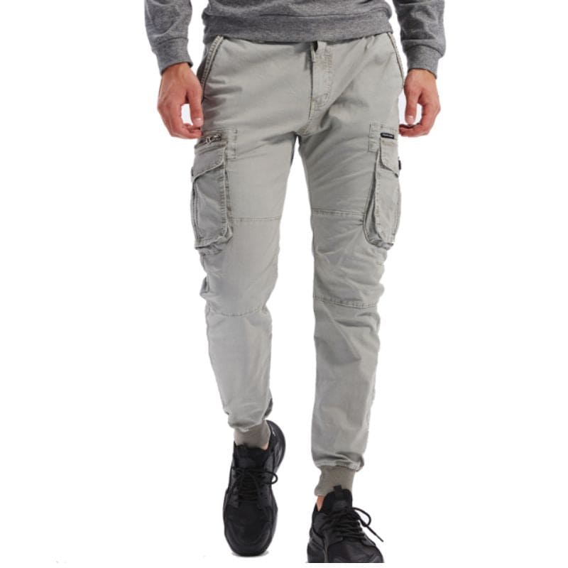 Herren Cargo-Hose Bequem Modern Grün