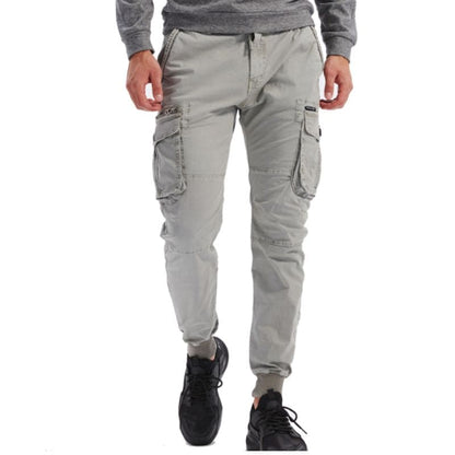 Herren Cargo-Hose Bequem Modern Grün